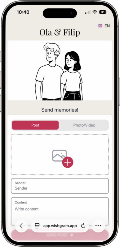 Online Guest Book With Wishes
