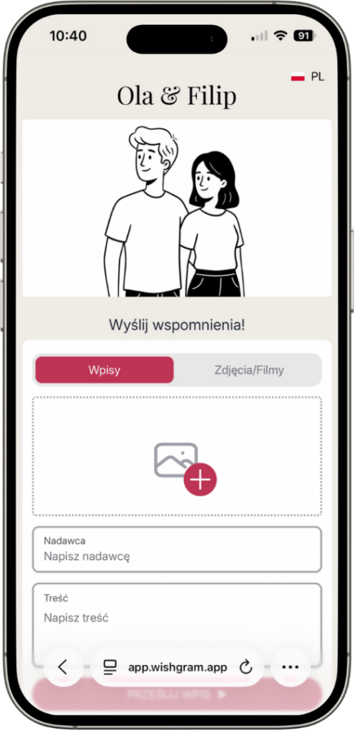 Online Guest Book With Wishes